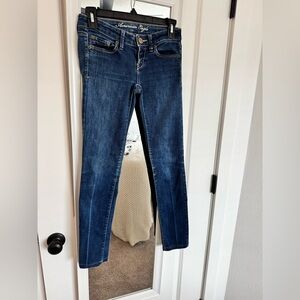 American Eagle Outfitters Dark Blue Skinny Jeans